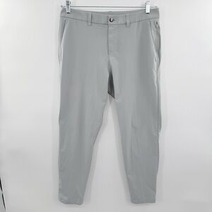 Lululemon ABC Slim Pants Men’s 32 Gray Warpstreme Stretch Casual Golf M5AQYS